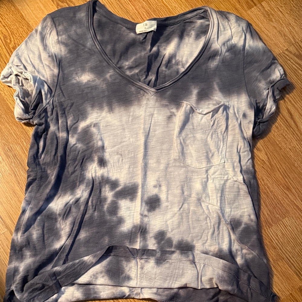 T.La Gray Tie-Dye Short Sleeve Tee